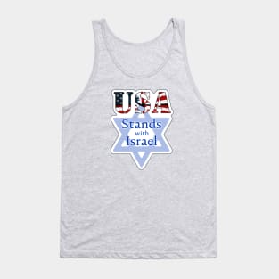 USA Stands with Israel Tank Top